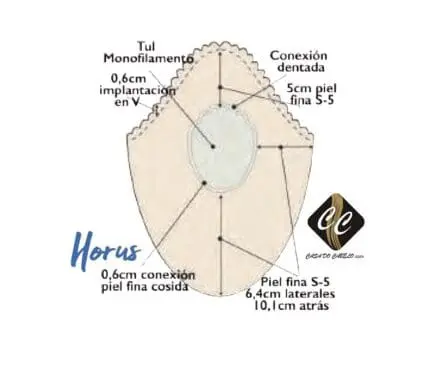 Prótese GEOMETRIX 2 Instant´Hair Capel-lo ( Horus ) - Image 2