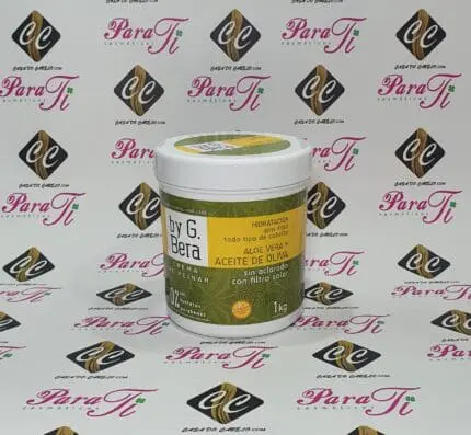 By G.Bera Creme de Pentear Aloe Vera e Oliva 1Kg - Image 1