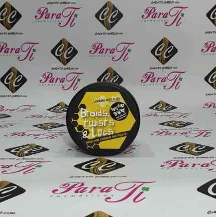 Braids Twists e Locs Bees Wax Black Eco 113gr - Image 1