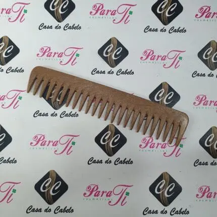 Pente em Madeira Dentes 17,5cm Eurostil - Image 1