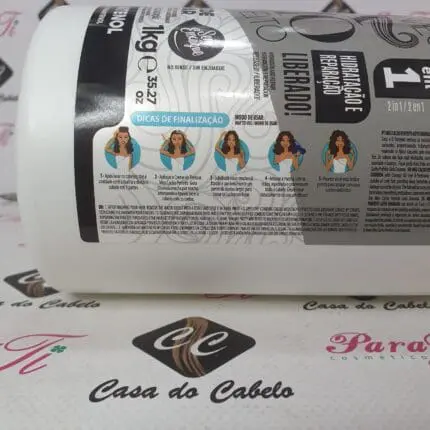 Creme De Pentear Meu Cacho Perfeito Óleo de Côco Gota Dourada 1Kg - Image 3