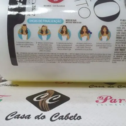 Creme De Pentear Meu Cacho Perfeito 3 Óleos Vegetais Gota Dourada 1Kg - Image 3