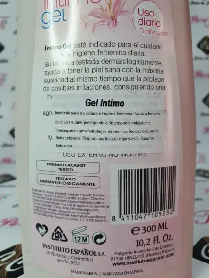 Gel Íntimo 300ml Instituto Espanhol (Rosa) - Image 4