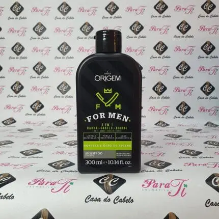 Shampoo For Men 3 em 1 300ml Origem