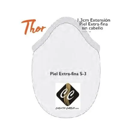 Prótese THOR M-Skin Instant´Hair Capel-lo ( ÉPIC ) - Image 2