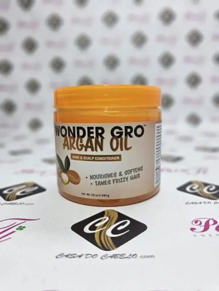 Pomada Wonder Gro Argan Oil Hair e Scalp Conditioner 340gr - Image 1