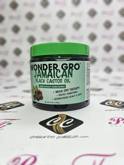 Pomada Wonder Gro Jamaican Castor Oil Hair e Scalp Conditioner 340gr - Image 1