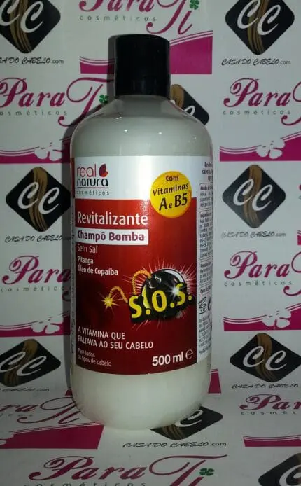 Shampoo Bomba 500ml Real Natura - Image 1