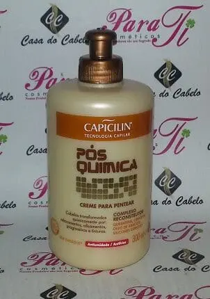 Creme Pentear Pós-Quimica S/Sal 300ml Capicilin