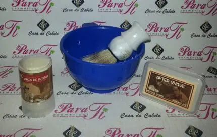 Kit Barba 3 Casa do Cabelo (Sabão +Pedra Humus+Pincel+Taça) - Image 1