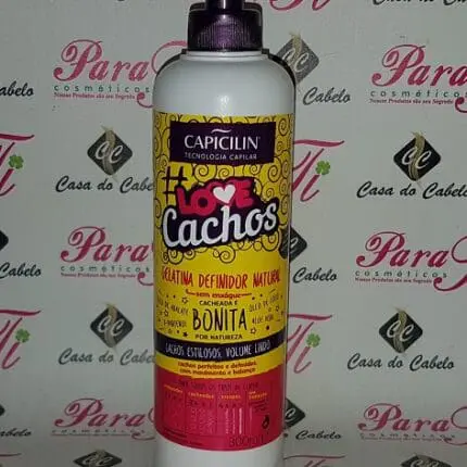 Gelatina Definidor Natural Love Cachos Capicilin 300ml