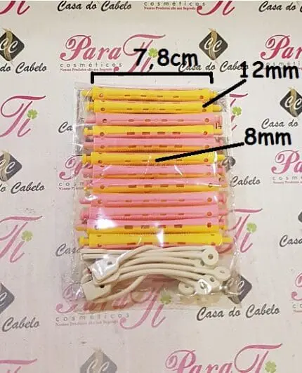 Bigoudi para Permanente Amarelo/Rosa Eurostil - Image 2