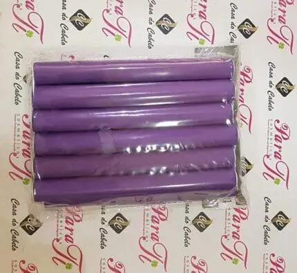 Bigoudi Flexivel Roxo Eurostil - Image 1