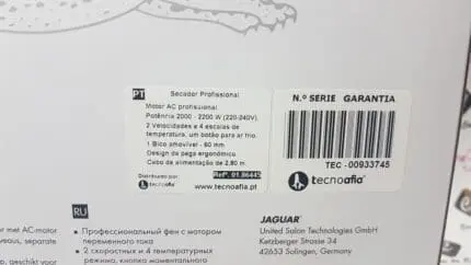 Secador HD Calina 2000W/2200w Jaguar - Image 3