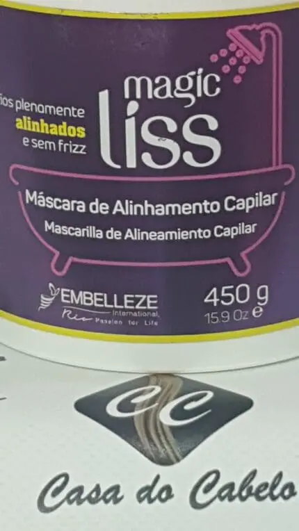 Máscara de Alinhamento Capilar 450gr Magic Liss Embelleze - Image 4