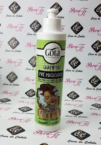 Shampoo Pré Matizador Gota Dourada 300ml - Image 2