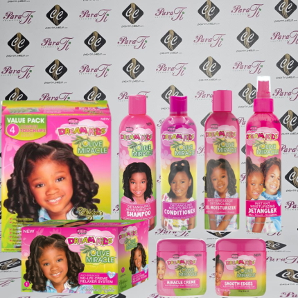 Olive Miracle Anti-Breakage No-Lye Creme Relaxer System African Pride Dream Kids (1aplic) - Image 2