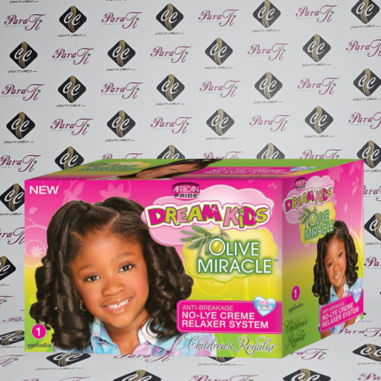 Olive Miracle Anti-Breakage No-Lye Creme Relaxer System African Pride Dream Kids (1aplic) - Image 1