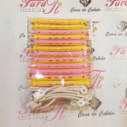 Bigoudi para Permanente Amarelo/Rosa Eurostil - Image 1