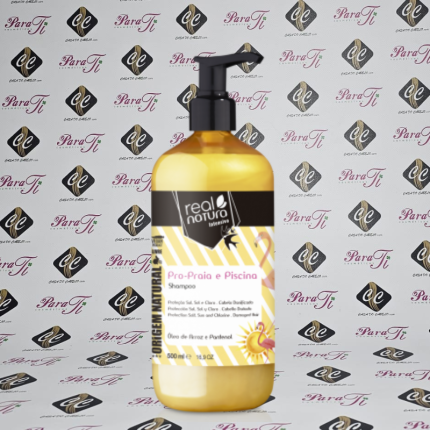 Shampoo Pro-Praia e Piscina 500ml Real Natura - Image 1