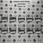 Kit Pentes Universais Premium Bag Casa do Cabelo ( Premium Cutting Guides ) - 8 Unds