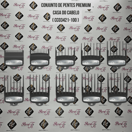 Kit Pentes Universais Premium Bag Casa do Cabelo ( Premium Cutting Guides ) - 8 Unds - Image 1