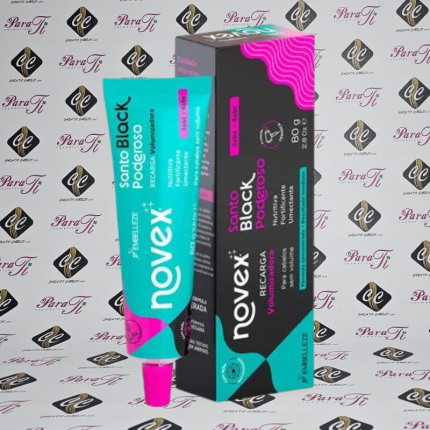 Recarga de Óleos Santo Black Poderoso Novex Embelleze 80gr - Image 1