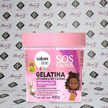 Gelatina Capilar Salon Line SOS Cachos Kids 400gr - Image 1