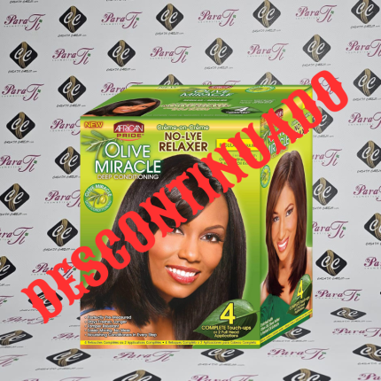 Olive Miracle No-Lye Relaxer Regular 4 Touch Up African Pride - Image 1