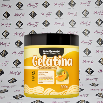Gelatina Gota Dourada Melão 500g