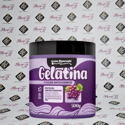 Gelatina Gota Dourada Uva 500gr