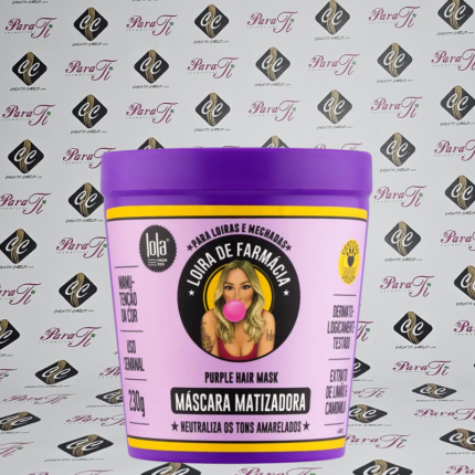 Máscara Loira de Farmácia Lola 230gr pH 4.6