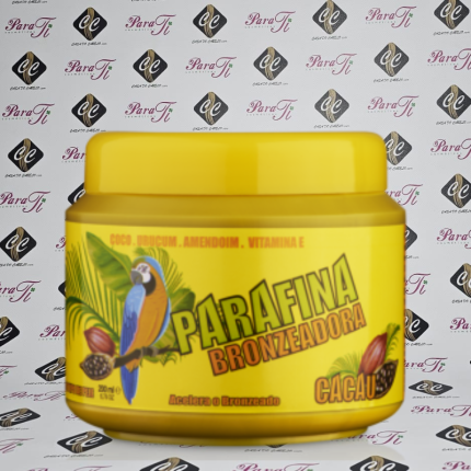 Parafina Bronzeadora em Pomada Real Natura 200ml (Cacau) - Image 1
