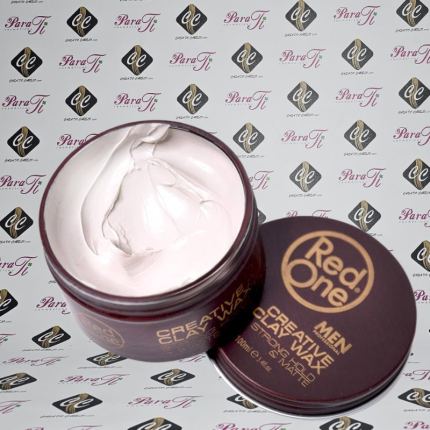 Red One Creative Clay Wax Strong Hold e Matte 100ml ( Castanha ) - Image 3