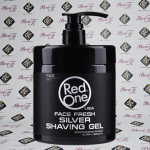 Red One Face SILVER Shaving Gel 1000ml
