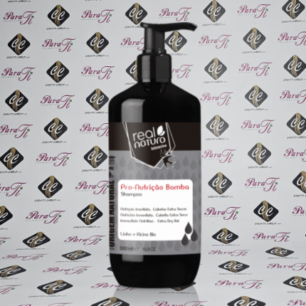 Shampoo Pro-Nutrição Bomba Real Natura 500ml pH5.5 - Image 1