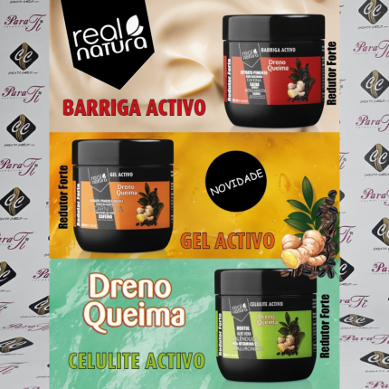 Dreno queima Barriga Activo Real Natura 500ml pH5,5 - Image 3