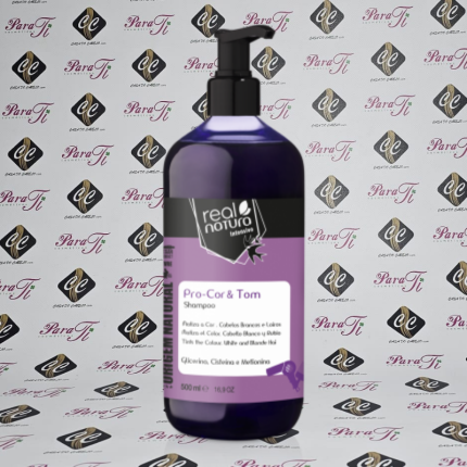 Shampoo Matizante Pró-Cor e Tom Real Natura pH 5.5 500ml - Image 1