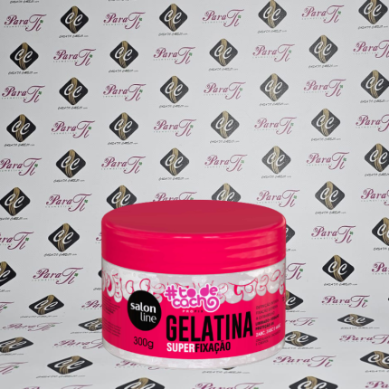 Gelatina #todecacho Super Fixação Salon Line 300Gr