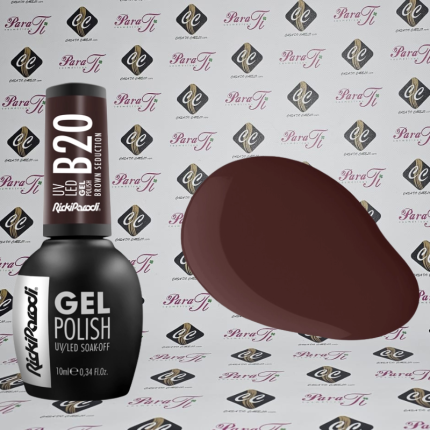 Verniz Gel B20 RickiParodi 10ml - (Castanho Profundo) - Image 1