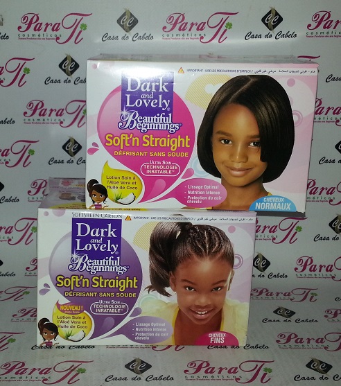 Desfrizante Dark And lovely Beautiful Beginnings Soft´n Straight No-Lye Relaxer