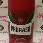 Espuma de Barbear Suavizante e Nutritiva (Castanho) 300ml Proraso (Shaving Foam Proraso)