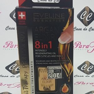 Argan Elixir 8in1 Eveline Cosmetics 12ml (Regenerador Unhas e Cutículas)