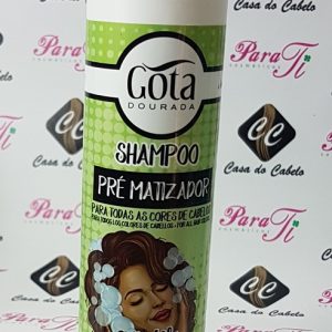 Shampoo Pré Matizador 300ml Gota Dourada
