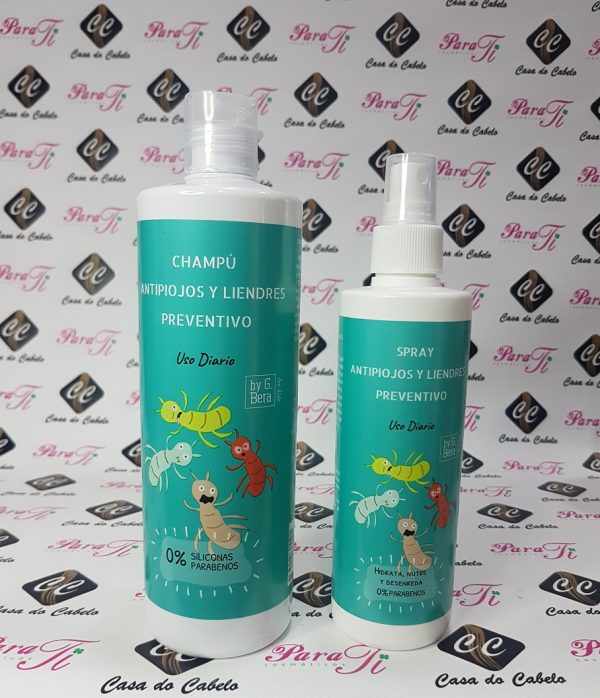 Shampoo Anti-Piolhos e Lendias 500ml G.Bera