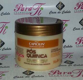 Máscara Pós-Quimica S/Sal 350ml Capicilin