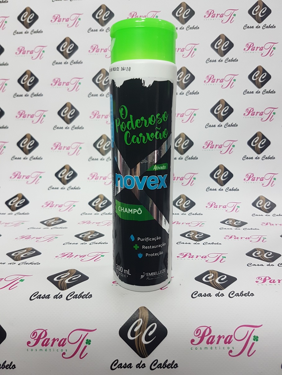 products-CARVAO_SH-1.jpg Shampoo 300ml O Poderoso Carvão Novex - Image 1