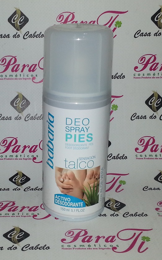 ø; Desodorizante Spray Pés Talco 150ml BABARIA - Image 1