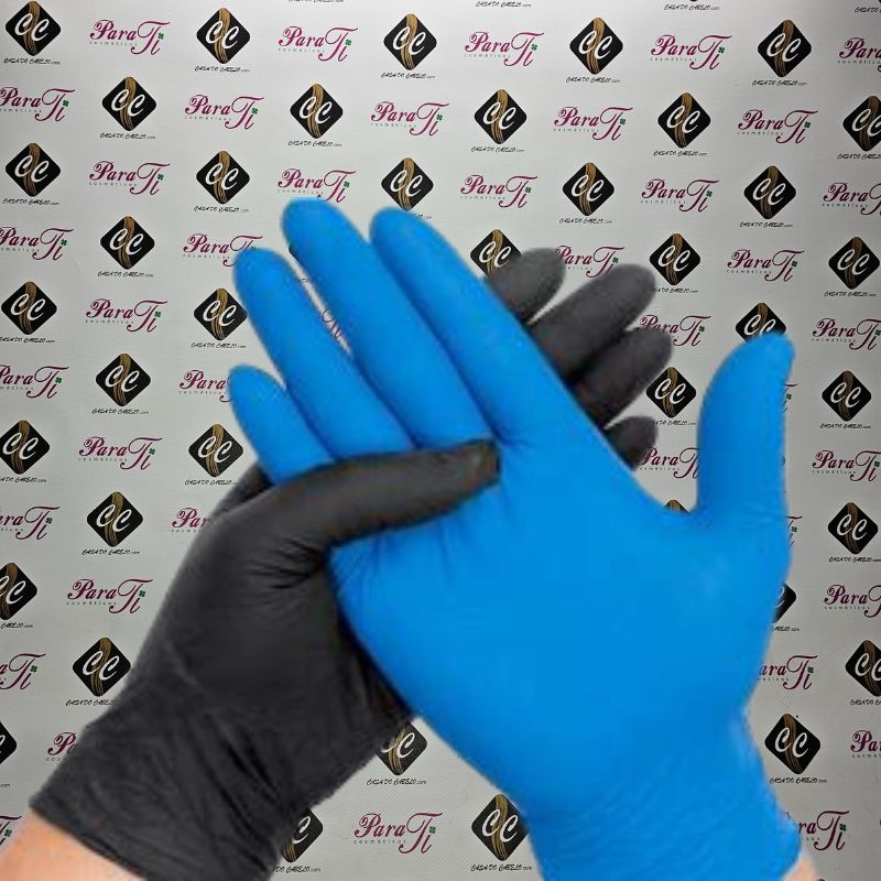 DESCARTÁVEIS_LUVA_NITRILO Luvas Descartáveis Nitrilo s/ Pó Azuis - Image 1