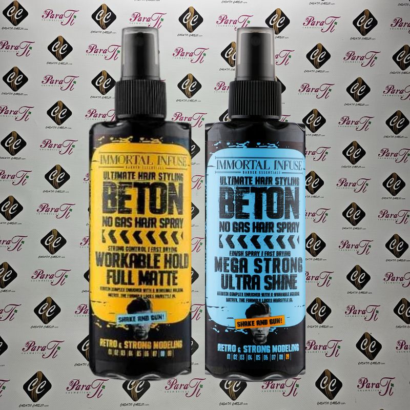 IMMORTAL_INFUSE_LACAS SEM GAS Immortal Infuse Beton Hair No Gas Spray Ultra Shine 200ml - Image 3